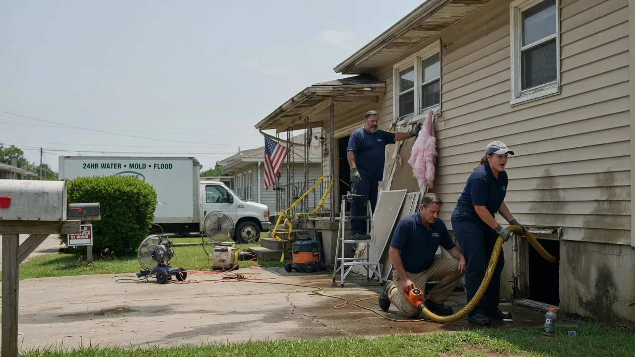 Water Damage Repair in Gilliam, LA near me